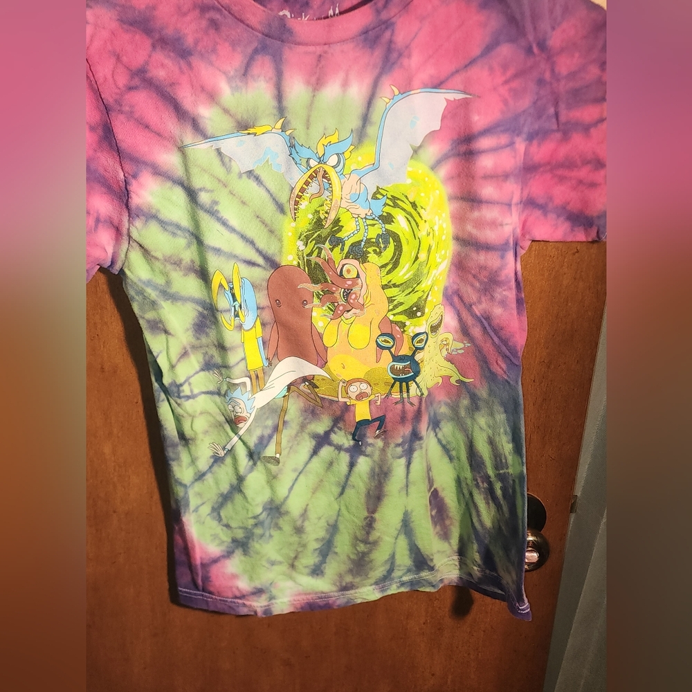 Colorful Tie-Dye Womens Shirt